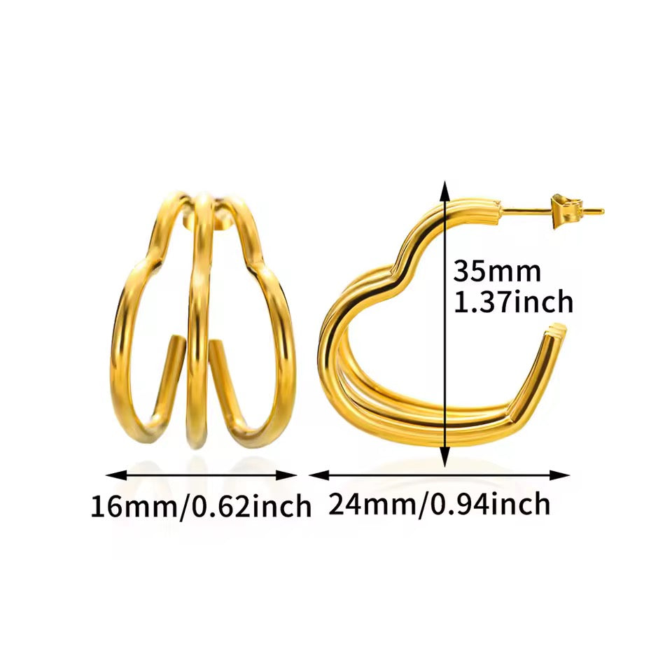 Aretes - TOP | 🛡️Acero inoxidable