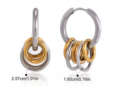 Aretes - PREMIUM | ✨Chapado en oro PVD 18K | 💦 Waterproof
