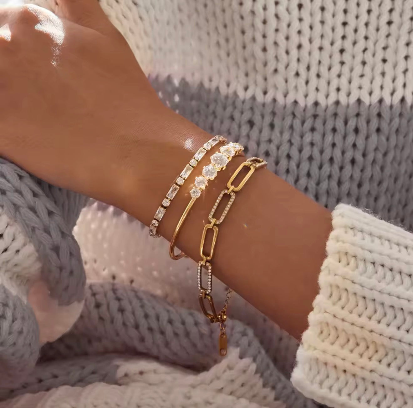 Brazalete - PREMIUM | ✨Chapado en oro PVD 18K | 💦 Waterproof