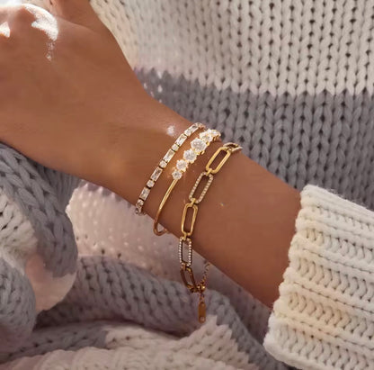 Brazalete - PREMIUM | ✨Chapado en oro PVD 18K | 💦 Waterproof