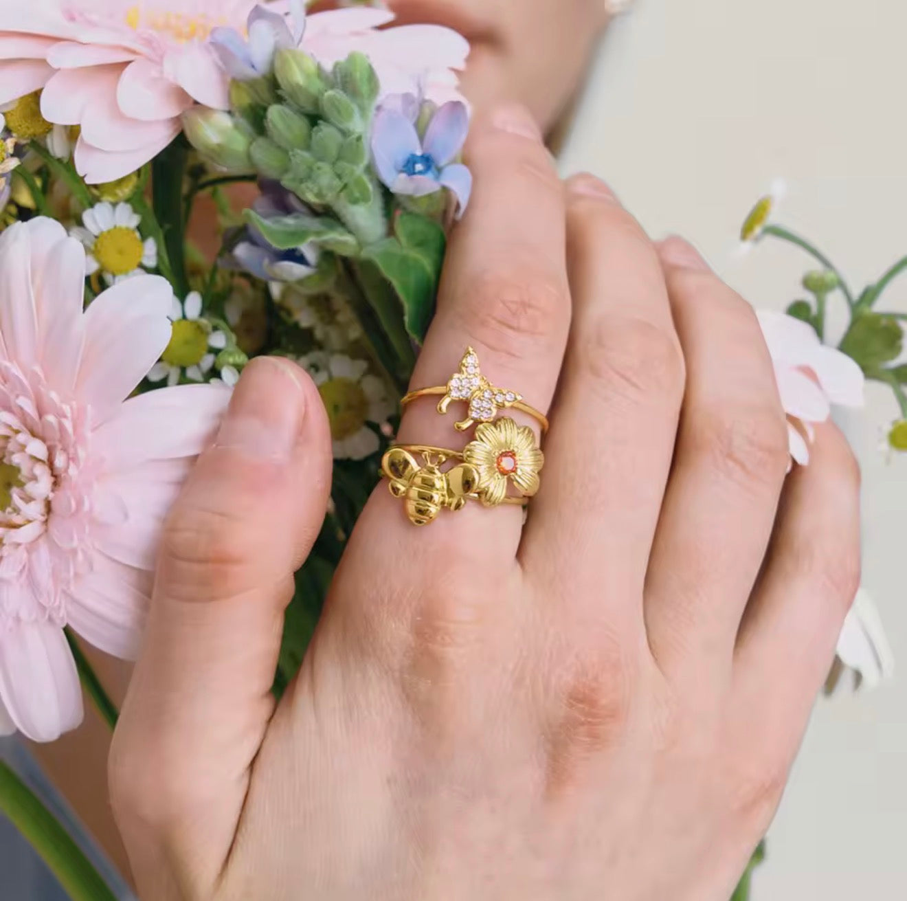 Anillo - PREMIUM | ✨Chapado en oro PVD 18K | 💦 Waterproof