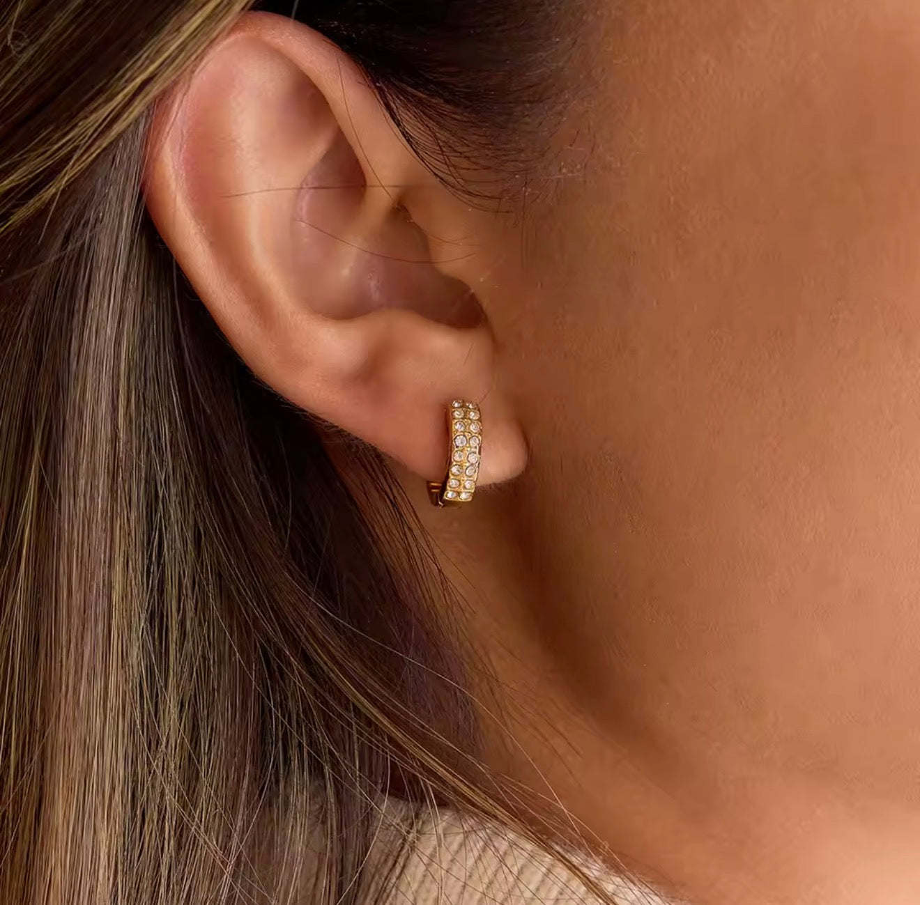 Aretes - PREMIUM | ✨Chapado en oro PVD 18K | 💦 Waterproof