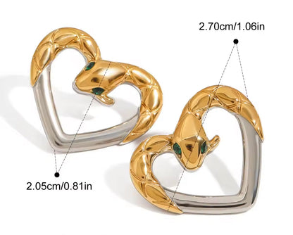Aretes - PREMIUM | ✨Chapado en oro PVD 18K | 💦 Waterproof