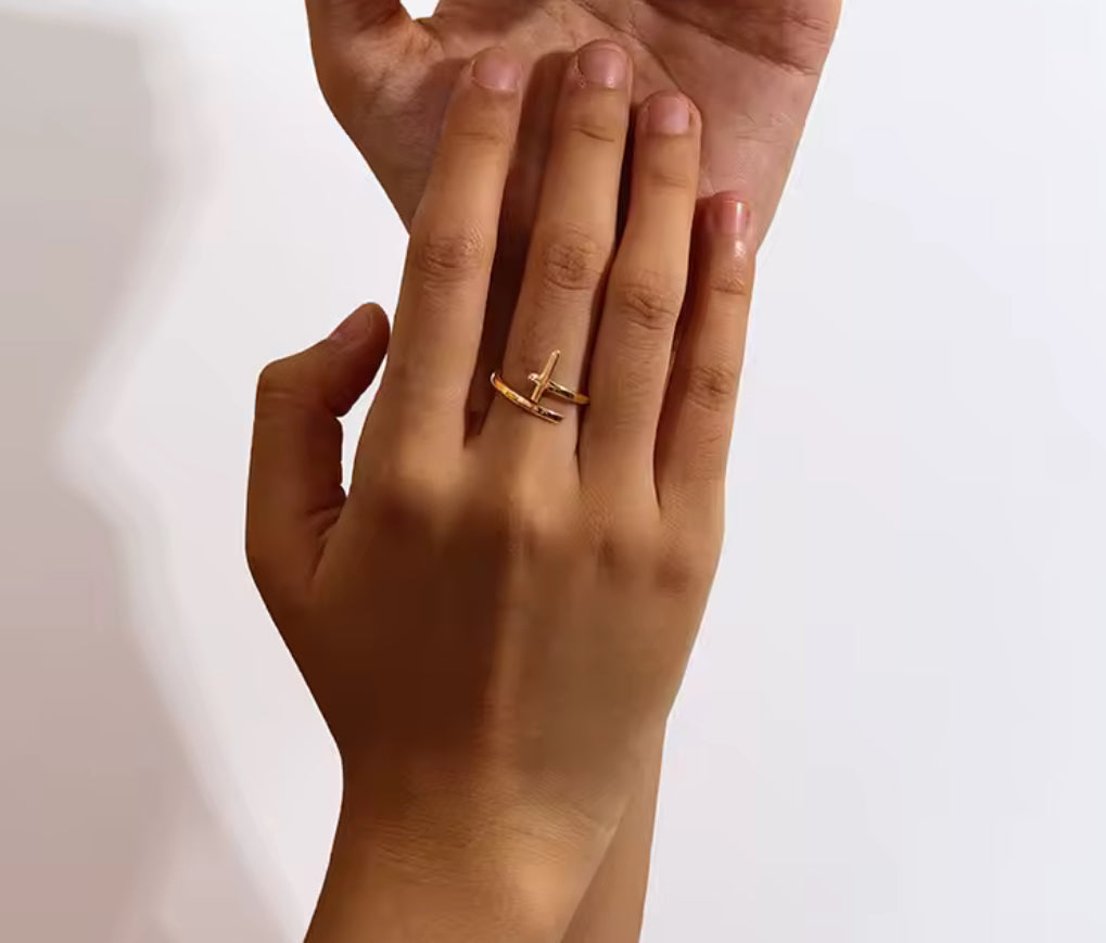 Anillo - PREMIUM | ✨Chapado en oro PVD 18K | 💦 Waterproof