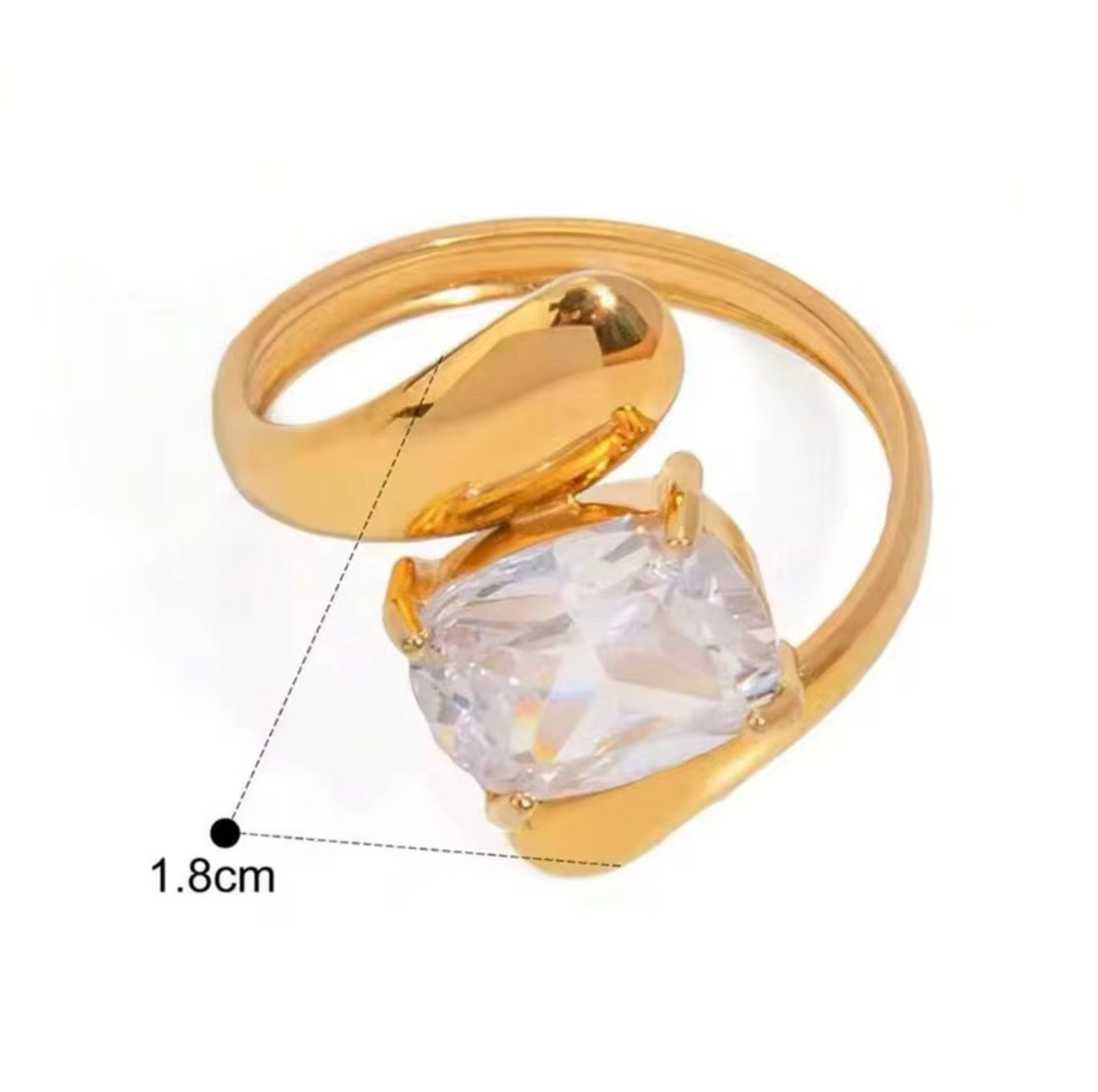 Anillo - PREMIUM | ✨Chapado en oro PVD 18K | 💦 Waterproof