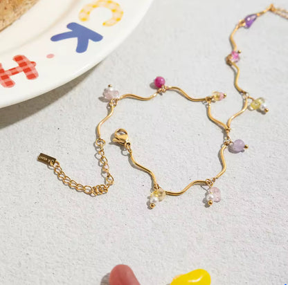 Pulsera con anillo - PREMIUM | ✨Chapado en oro PVD 18K | 💦 Waterproof