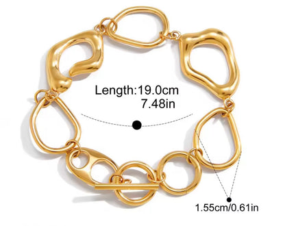 Pulsera - PREMIUM | ✨Chapado en oro PVD 18K | 💦 Waterproof