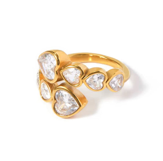 Anillo - PREMIUM | ✨Chapado en oro PVD 18K | 💦 Waterproof