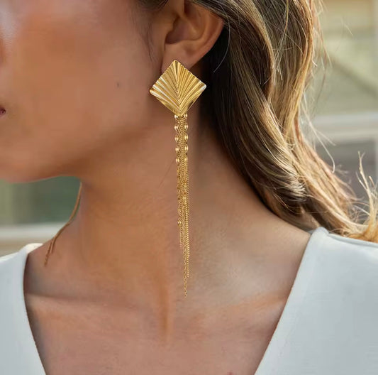 Aretes - PREMIUM | ✨Chapado en oro PVD 18K | 💦 Waterproof