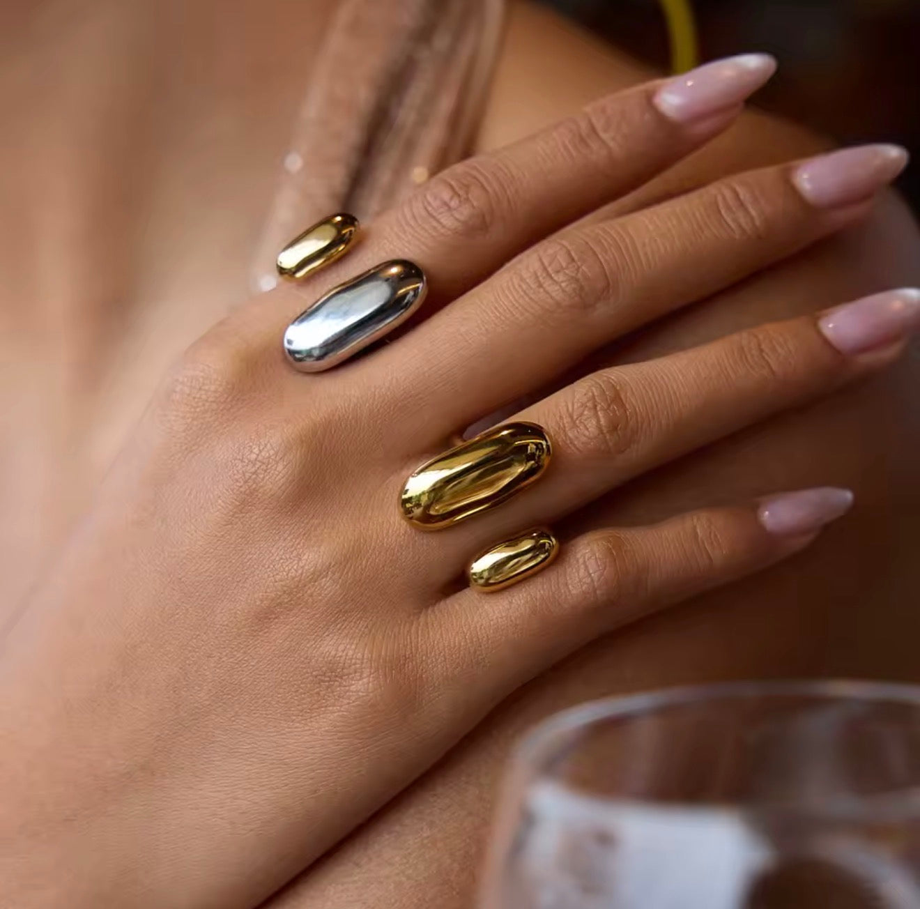 Anillo - PREMIUM | ✨Chapado en oro PVD 18K | 💦 Waterproof