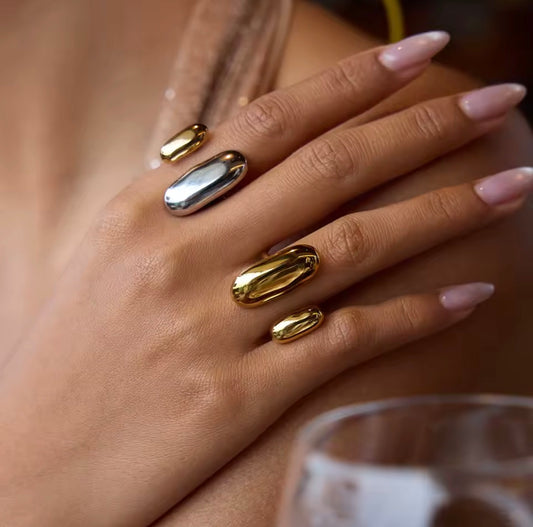 Anillo - PREMIUM | ✨Chapado en oro PVD 18K | 💦 Waterproof