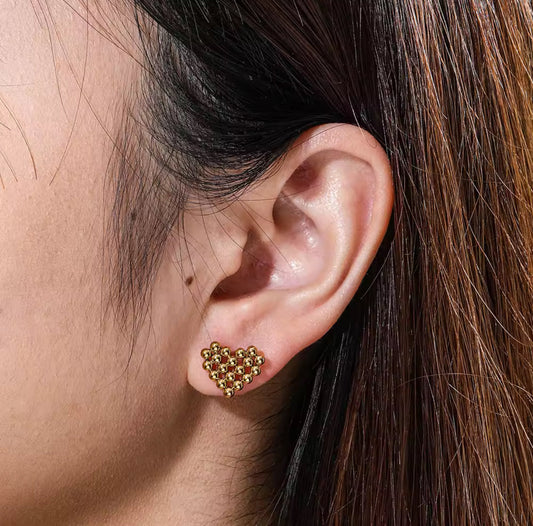 ￼Aretes - PREMIUM | ✨Chapado en oro PVD 18K | 💦 Waterproof