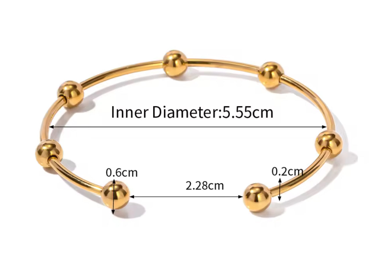 Brazalete - PREMIUM | ✨Chapado en oro PVD 18K | 💦 Waterproof