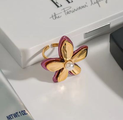 Anillo - PREMIUM | ✨Chapado en oro PVD 18K | 💦 Waterproof