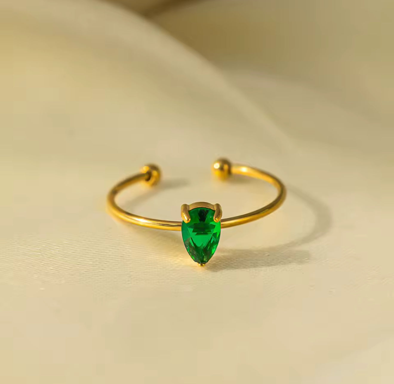 Anillo - PREMIUM | ✨Chapado en oro PVD 18K | 💦 Waterproof