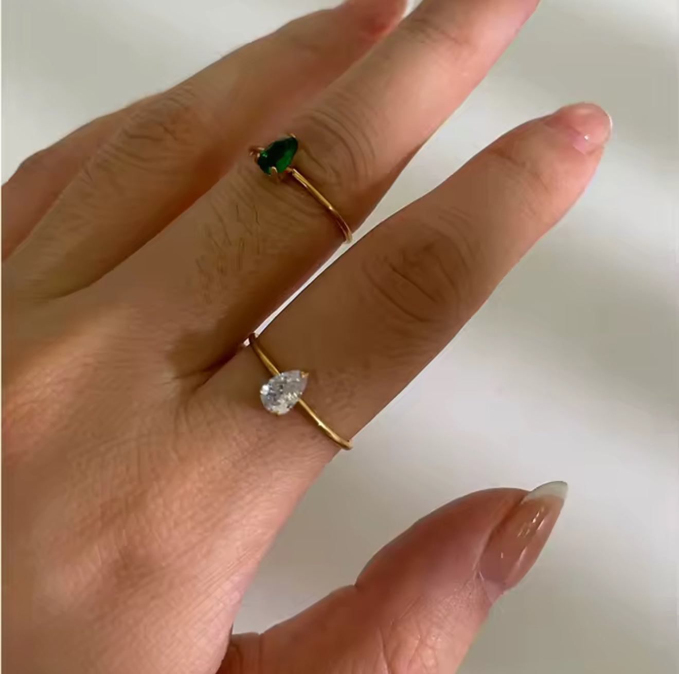 Anillo - PREMIUM | ✨Chapado en oro PVD 18K | 💦 Waterproof