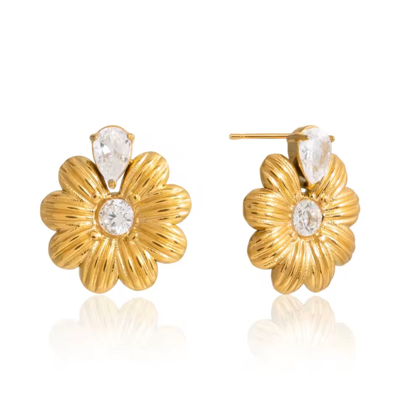 Aretes - PREMIUM | ✨Chapado en oro PVD 18K | 💦 Waterproof