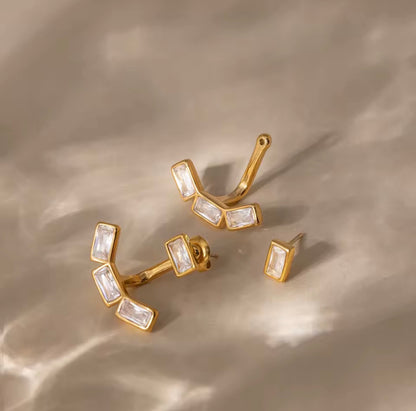 Aretes - PREMIUM | ✨Chapado en oro PVD 18K | 💦 Waterproof