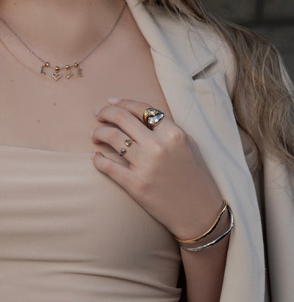 Anillo - PREMIUM | ✨Chapado en oro PVD 18K | 💦 Waterproof