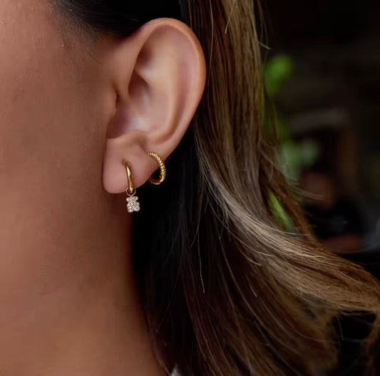 Aretes - PREMIUM | ✨Chapado en oro PVD 18K | 💦 Waterproof