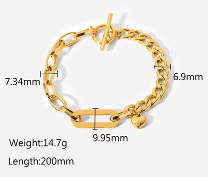 Pulsera - PREMIUM | ✨Chapado en oro PVD 18K | 💦 Waterproof