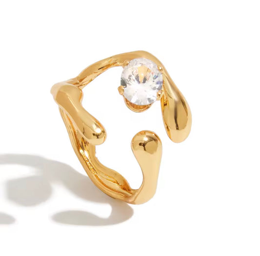 Anillo - PREMIUM | ✨Chapado en oro PVD 18K | 💦 Waterproof