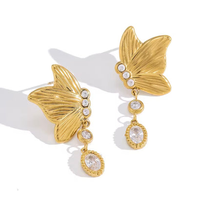 Aretes - PREMIUM | ✨Chapado en oro PVD 18K | 💦 Waterproof