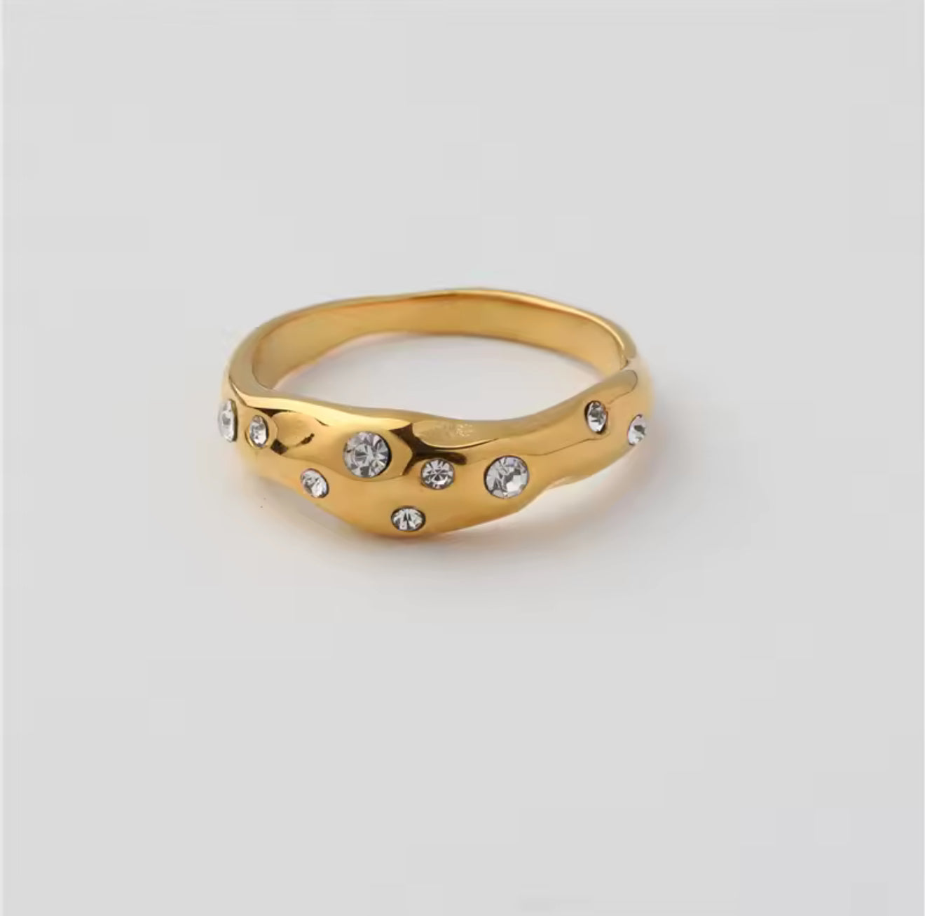 Anillo - PREMIUM | ✨Chapado en oro PVD 18K | 💦 Waterproof