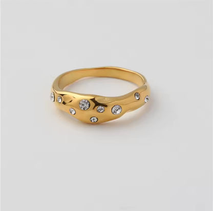 Anillo - PREMIUM | ✨Chapado en oro PVD 18K | 💦 Waterproof