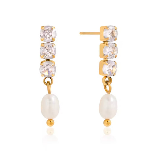 Aretes - PREMIUM | ✨Chapado en oro PVD 18K | 💦 Waterproof
