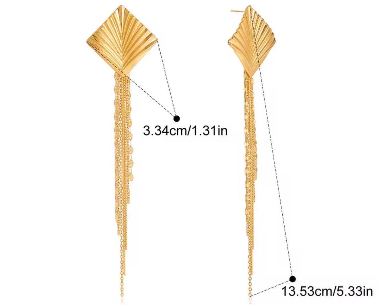 Aretes - PREMIUM | ✨Chapado en oro PVD 18K | 💦 Waterproof