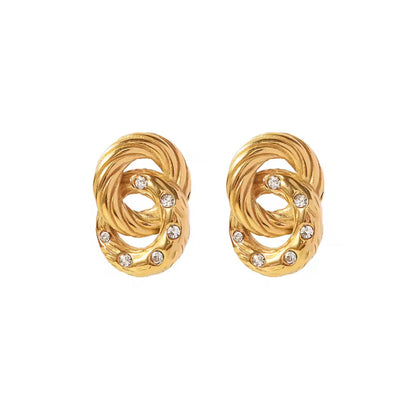 Aretes - PREMIUM | ✨Chapado en oro PVD 18K | 💦 Waterproof