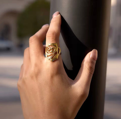 Anillo - PREMIUM | ✨Chapado en oro PVD 18K | 💦 Waterproof