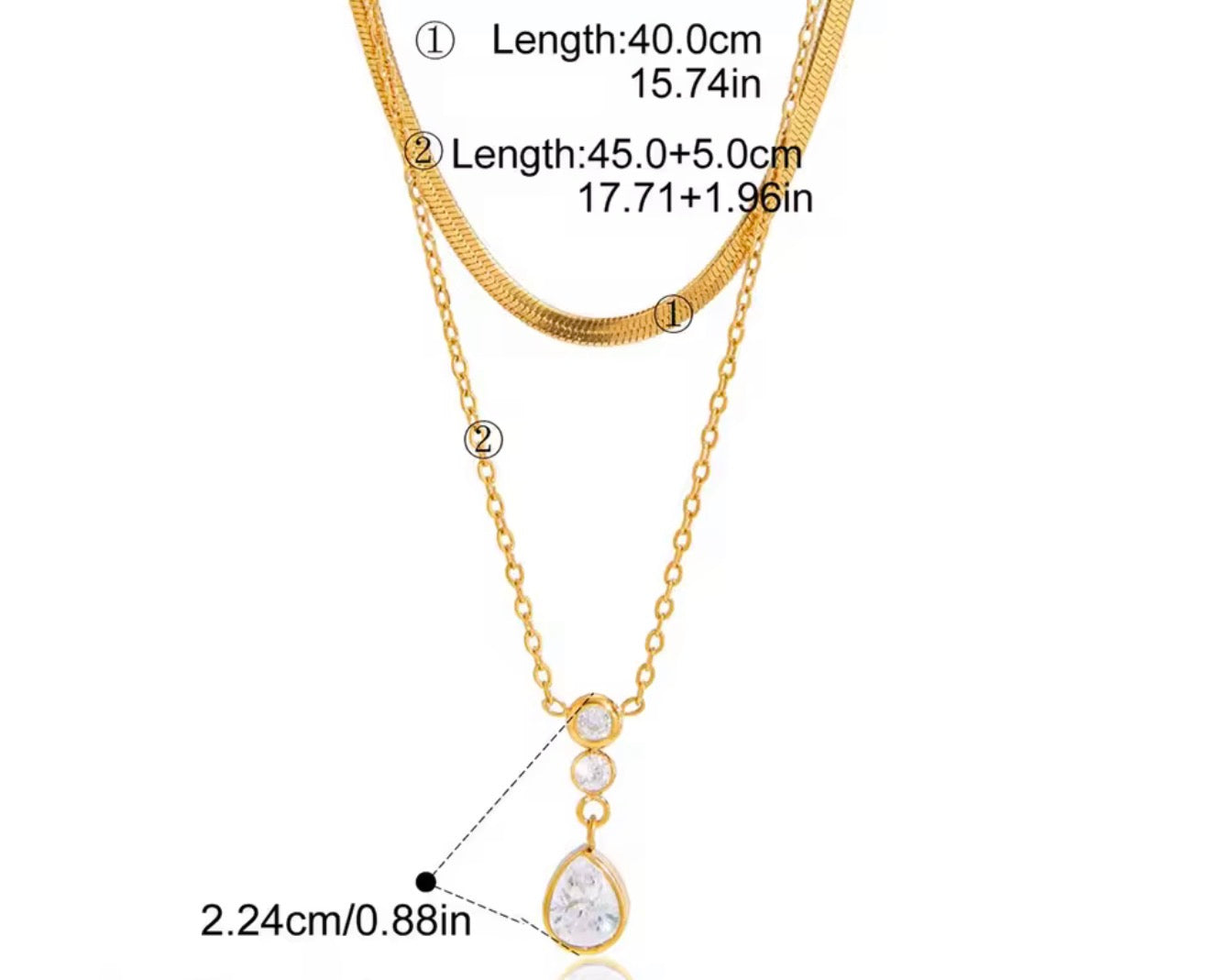 Collar - PREMIUM | ✨Chapado en PVD | 💦 Waterproof