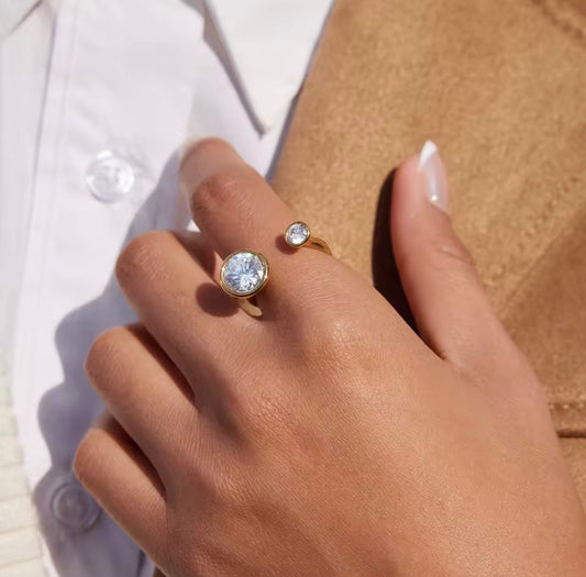 Anillo - PREMIUM | ✨Chapado en oro PVD 18K | 💦 Waterproof