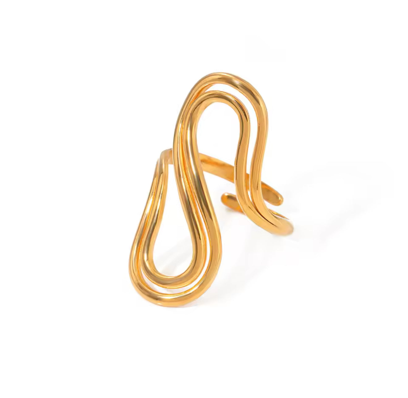 Anillo - PREMIUM | ✨Chapado en oro PVD 18K | 💦 Waterproof
