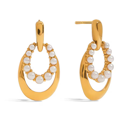 Aretes - PREMIUM | ✨Chapado en oro PVD 18K | 💦 Waterproof