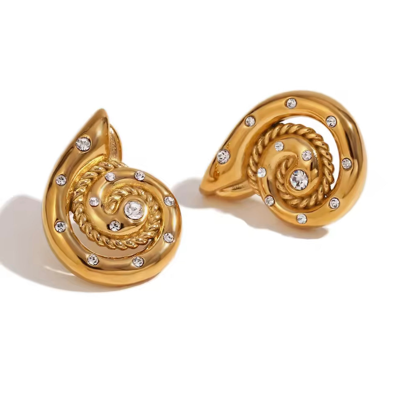 Aretes - PREMIUM | ✨Chapado en oro PVD 18K | 💦 Waterproof