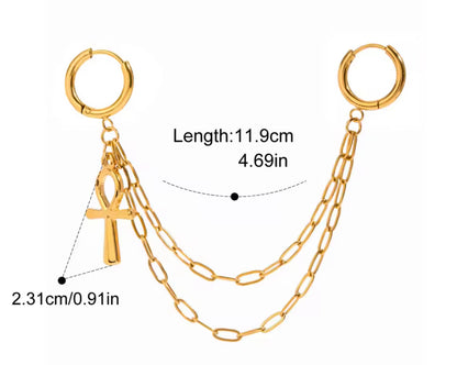 Arete - PREMIUM | ✨Chapado en oro PVD 18K | 💦 Waterproof