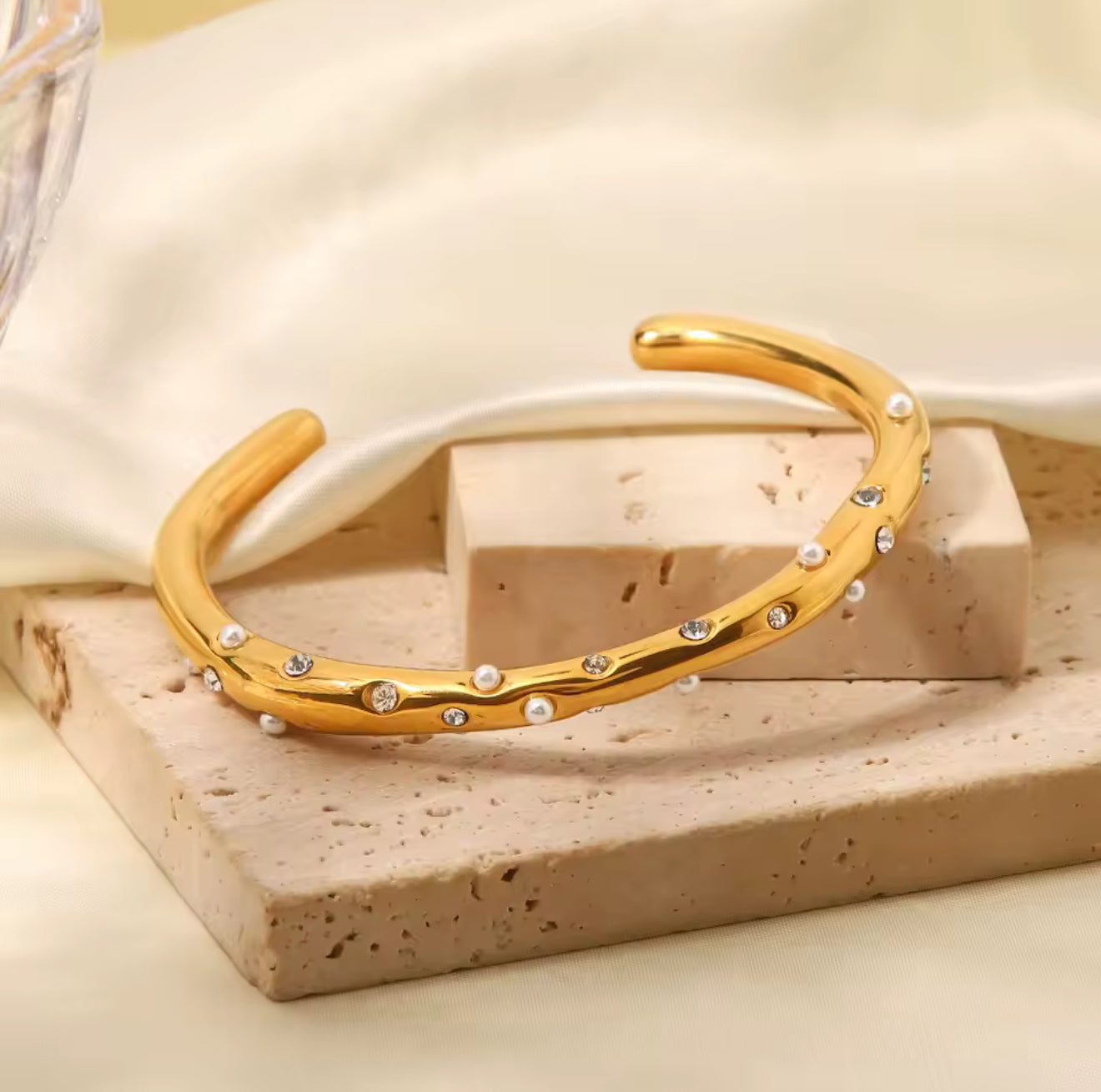 Brazalete - PREMIUM | ✨Chapado en oro PVD 18K | 💦 Waterproof