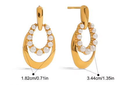 Aretes - PREMIUM | ✨Chapado en oro PVD 18K | 💦 Waterproof