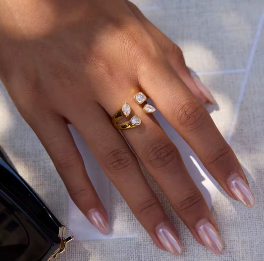 Anillo - PREMIUM | ✨Chapado en oro PVD 18K | 💦 Waterproof