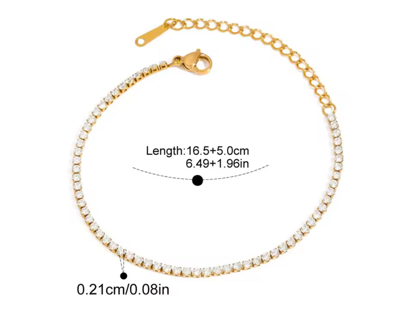 Pulsera - PREMIUM | ✨Chapado en oro PVD 18K | 💦 Waterproof