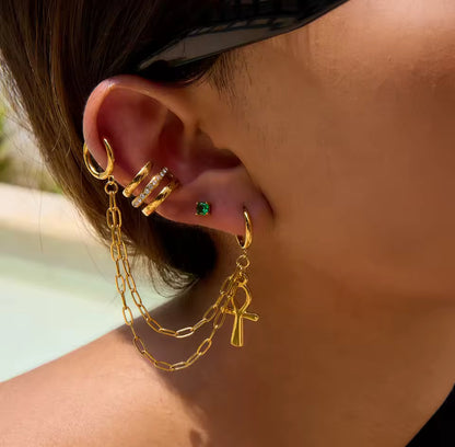 Arete - PREMIUM | ✨Chapado en oro PVD 18K | 💦 Waterproof