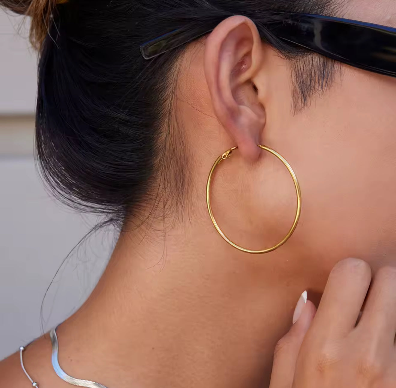 Argollas - PREMIUM | ✨Chapado en oro PVD 18K | 💦 Waterproof