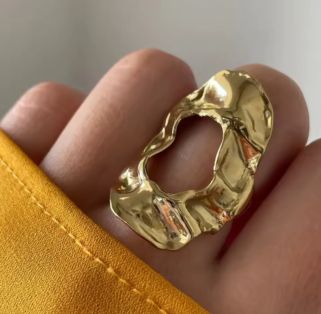 Anillo - PREMIUM | ✨Chapado en oro PVD 18K | 💦 Waterproof