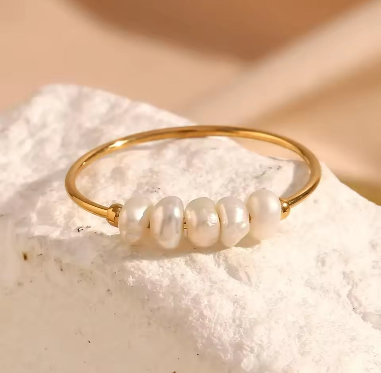 Anillo - PREMIUM | ✨Chapado en oro PVD 18K | 💦 Waterproof