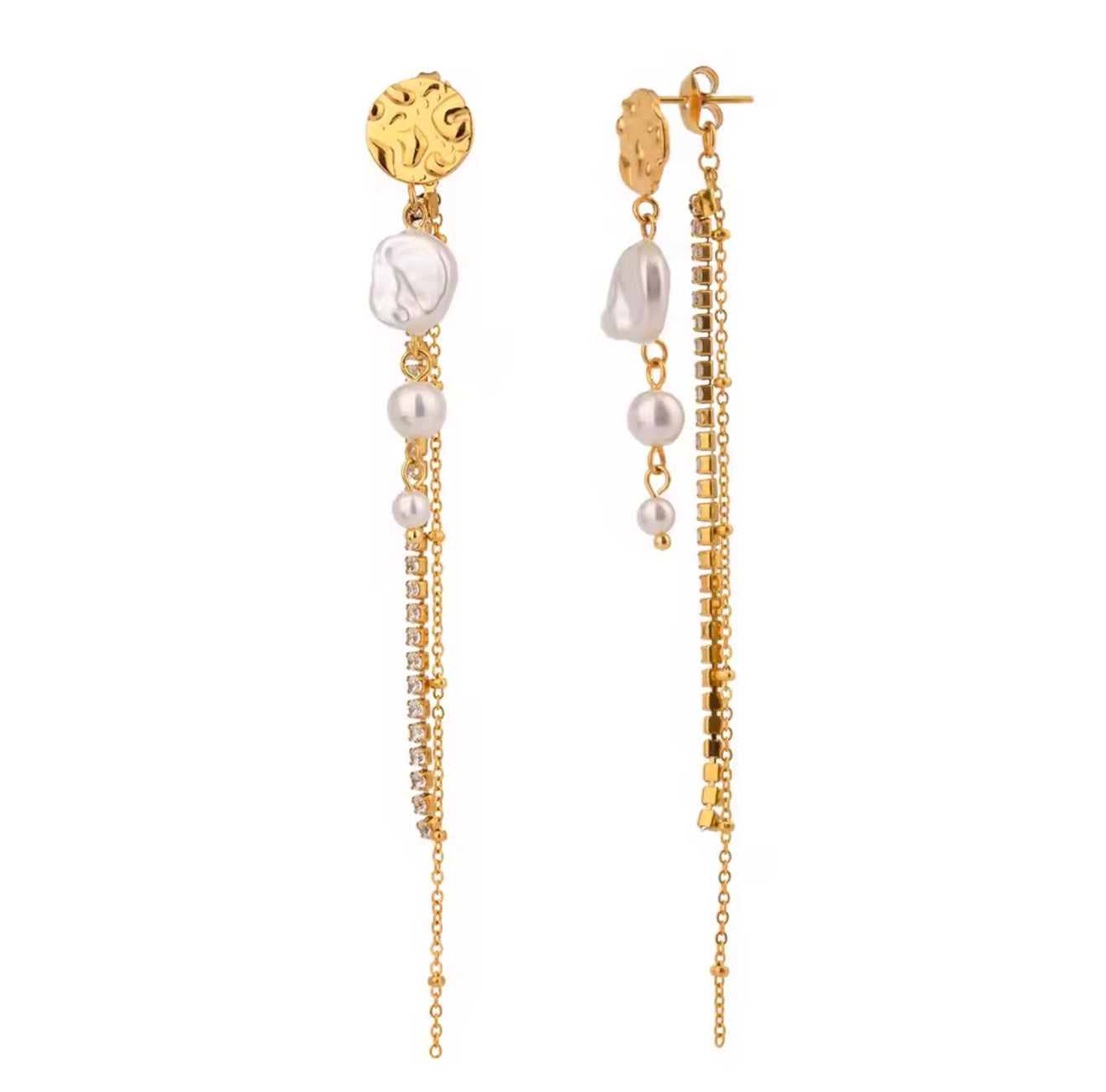 Aretes - PREMIUM | ✨Chapado en oro PVD 18K | 💦 Waterproof