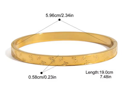 Brazalete - PREMIUM | ✨Chapado en oro PVD 18K | 💦 Waterproof