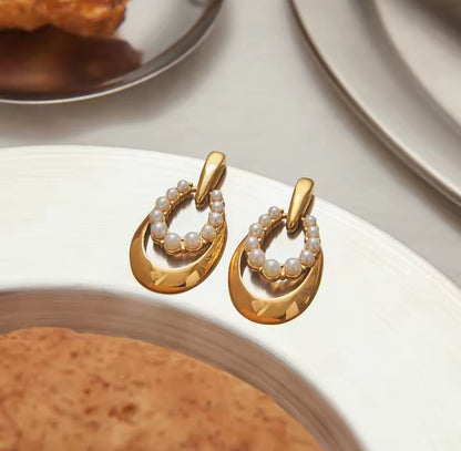 Aretes - PREMIUM | ✨Chapado en oro PVD 18K | 💦 Waterproof